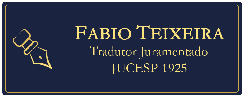Fabio Teixeira – Tradutor Juramentado